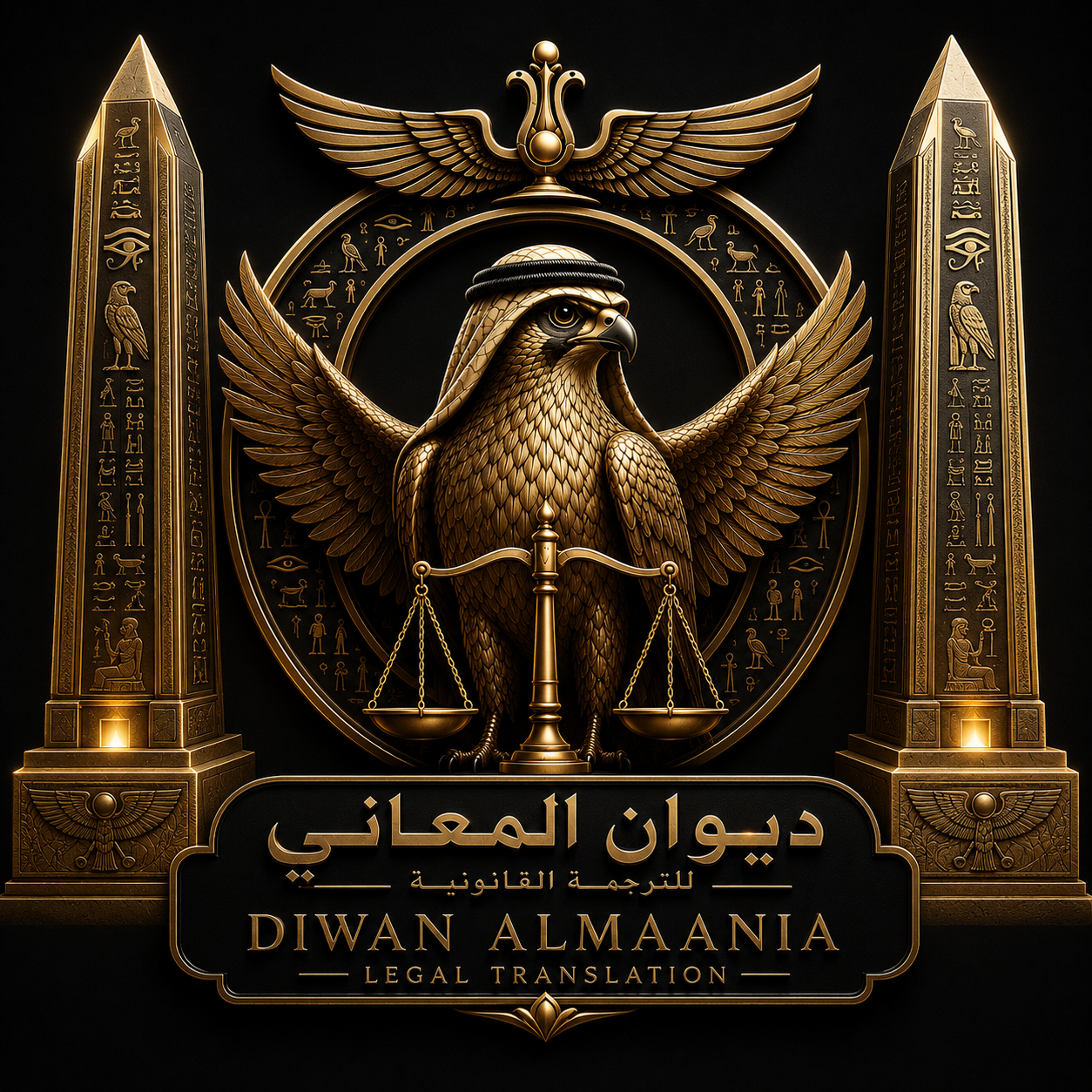 Diwan Almaani Legal Translation logo
